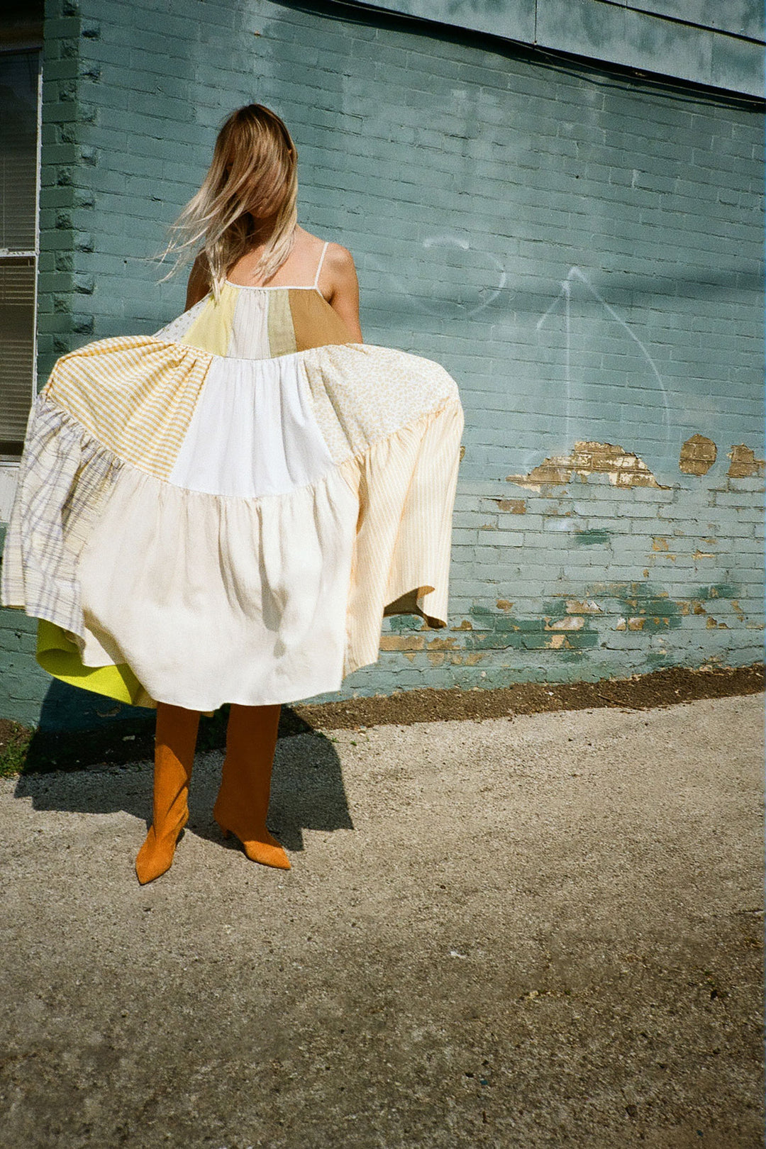 La Réunion - Citrine Patchwork Dress – BONA DRAG