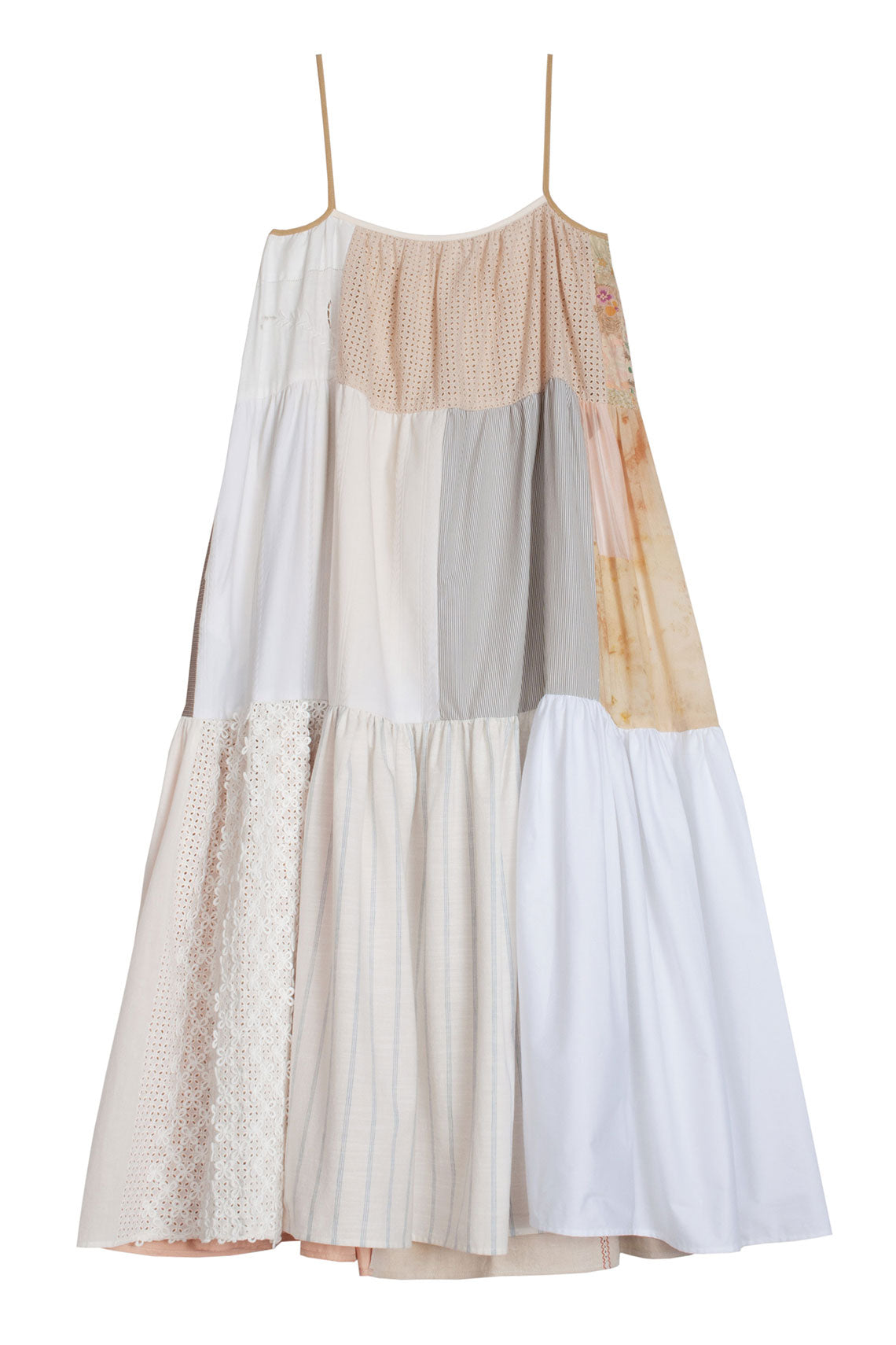 Creams Patchwork Dress