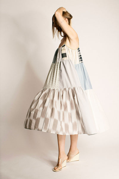 Creams Patchwork Dress