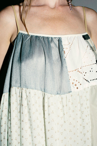 Creams Patchwork Dress