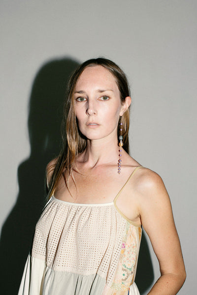 Creams Patchwork Dress