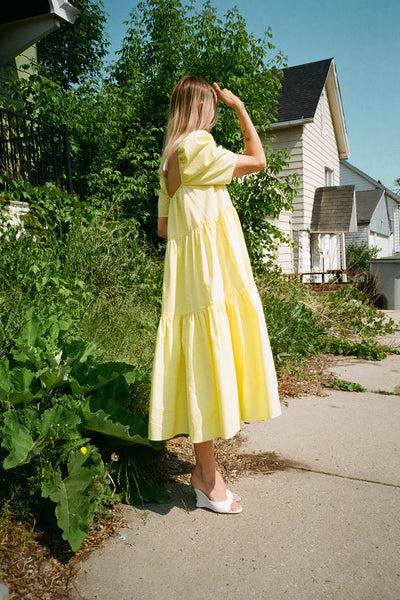 Yellow Melon Amara Dress