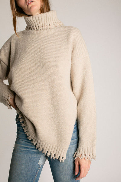 Antique Fray Turtleneck