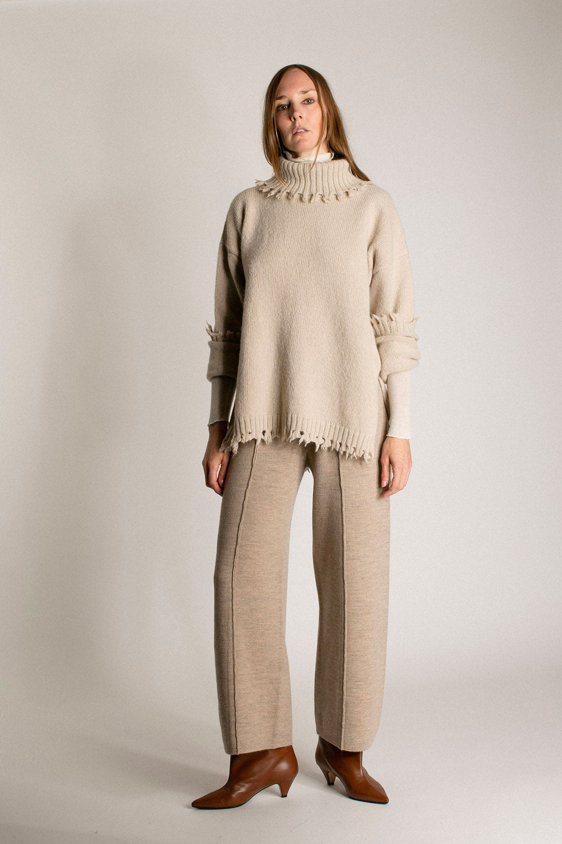 Antique Fray Turtleneck