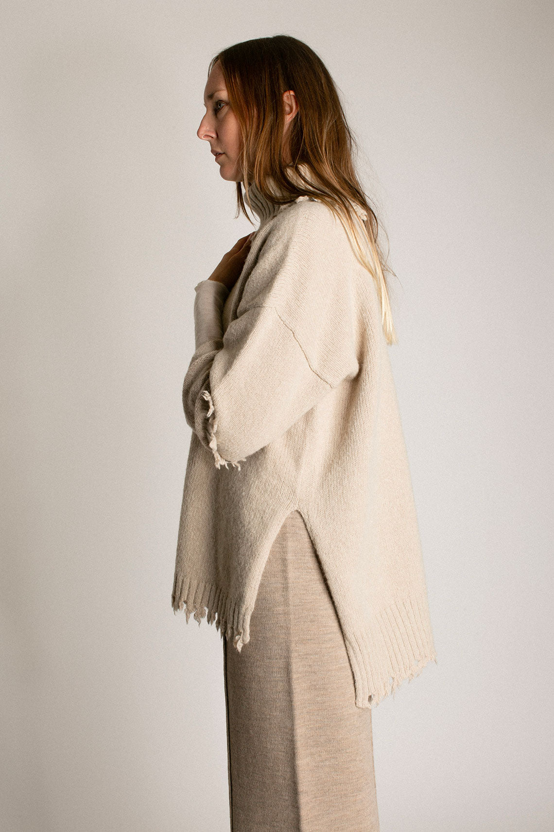 Antique Fray Turtleneck