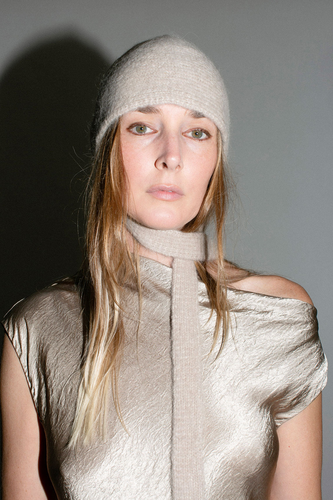 【SALE】laurenmanoogian⭐︎BEANIE Lauren Manoogian Gray Fold Hat Beanie Lauren Manoogian