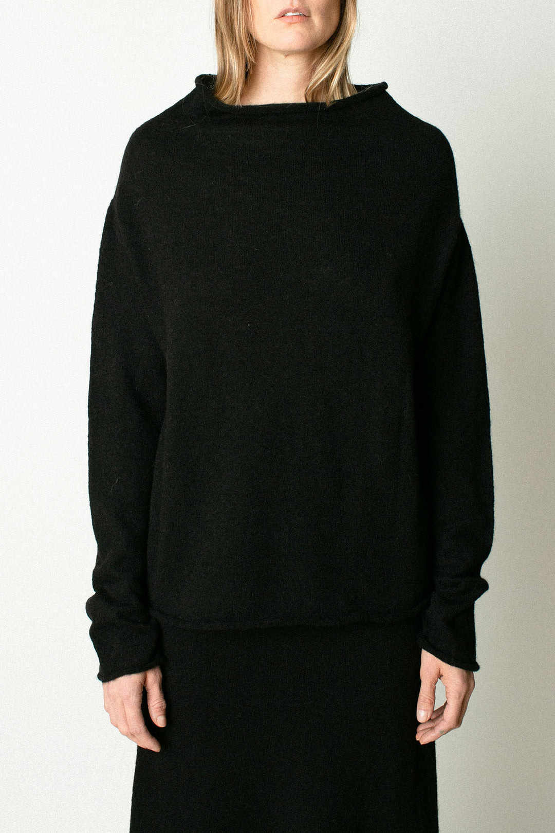 Lauren Manoogian ボートネックセーター Lauren Manoogian Double Knit Boatneck in Cinder