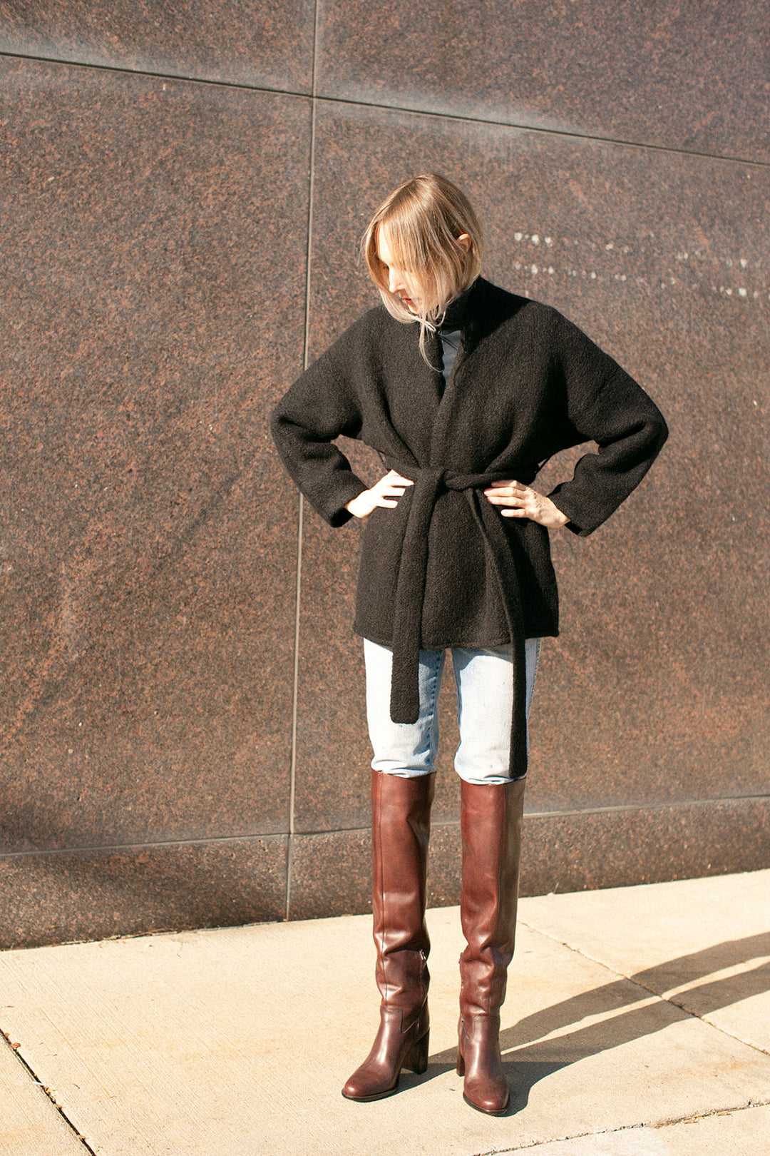 Lauren Manoogian - Black Coto Cardigan – BONA DRAG