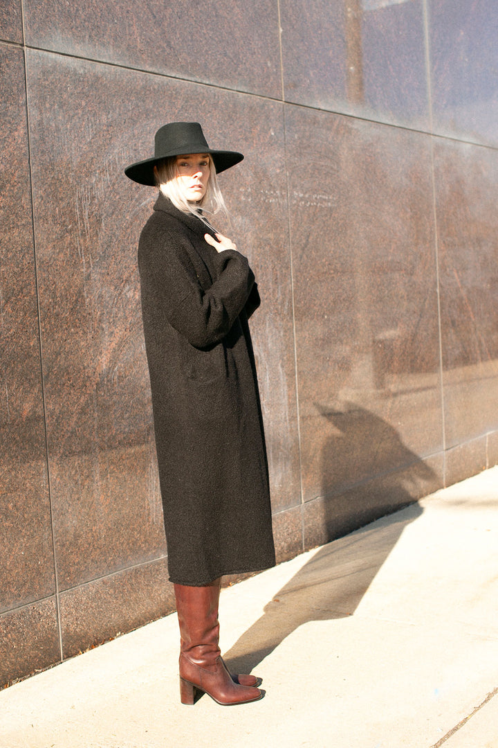 Lauren Manoogian - Black Long Shawl Cardigan – BONA DRAG
