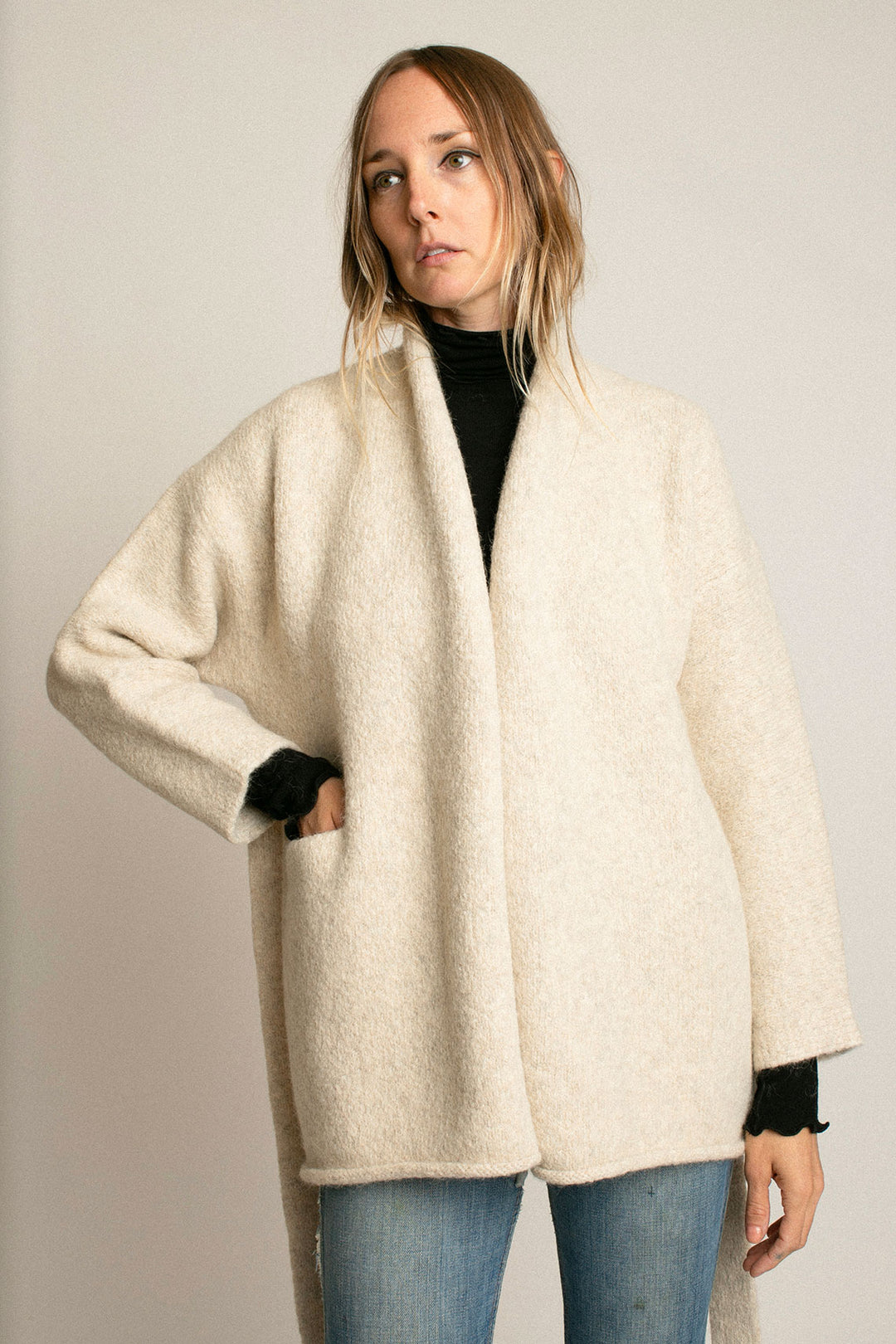 Lauren Manoogian - Ecru Coto Cardigan – BONA DRAG