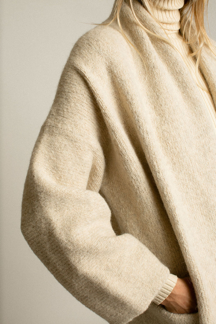 Lauren Manoogian - Ecru Long Shawl Cardigan – BONA DRAG