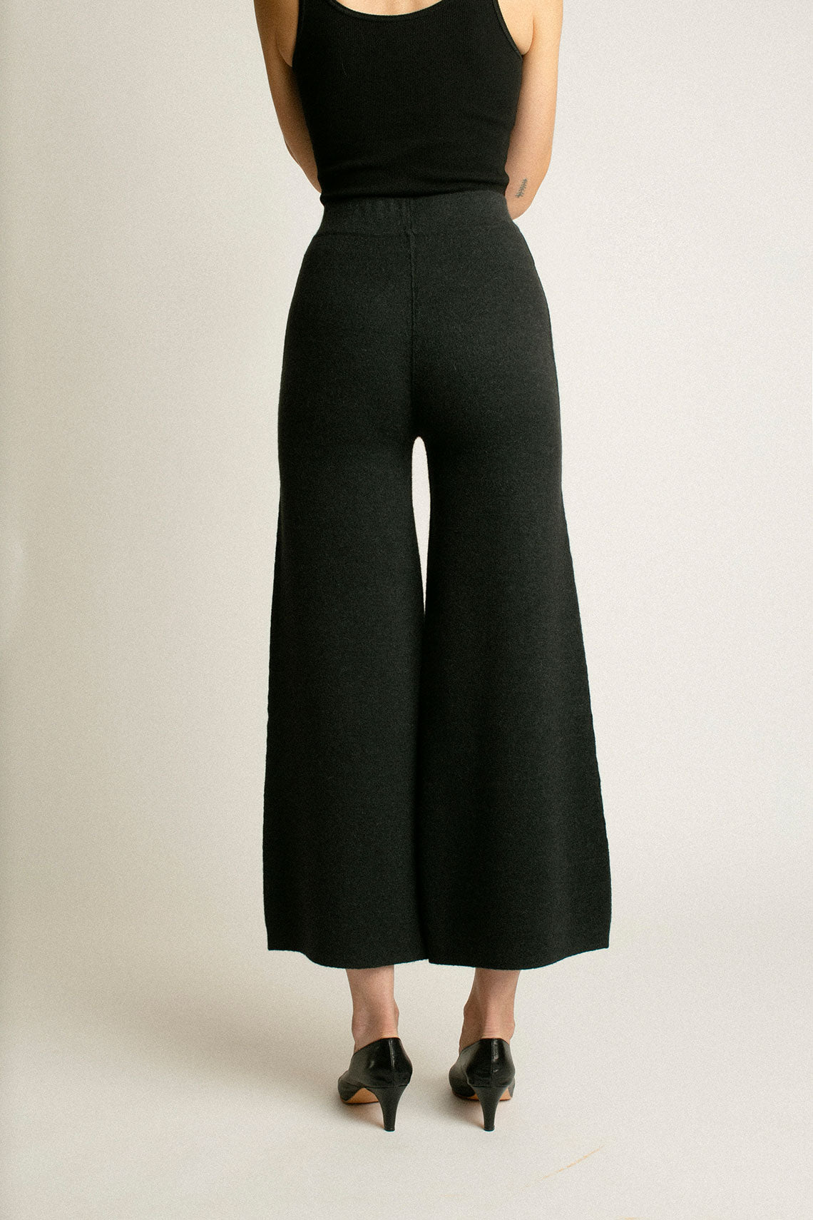 Ink Double Knit Flare Pant