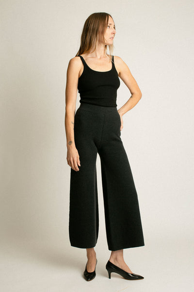 Ink Double Knit Flare Pant