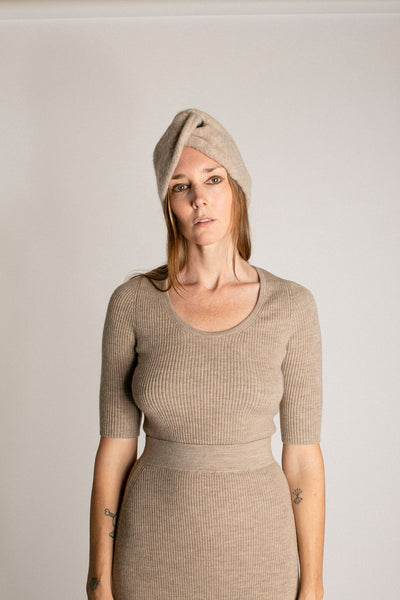 Oak Rib Scoop Neck