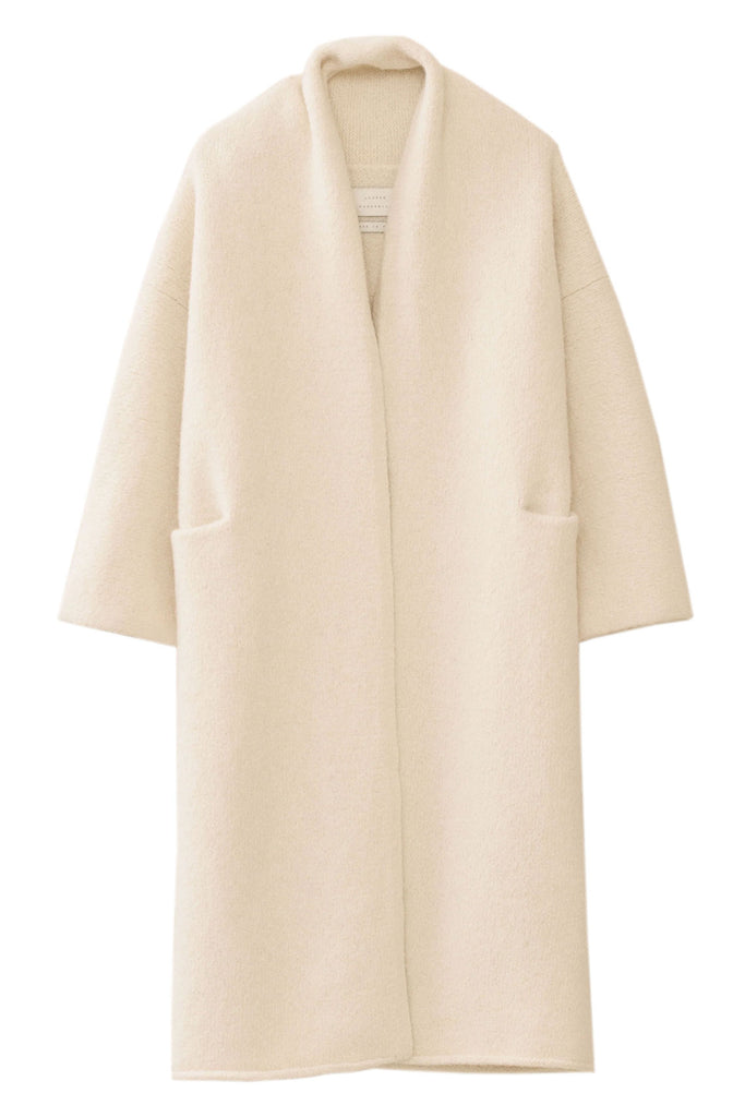 Lauren Manoogian - White Long Shawl Cardigan – BONA DRAG