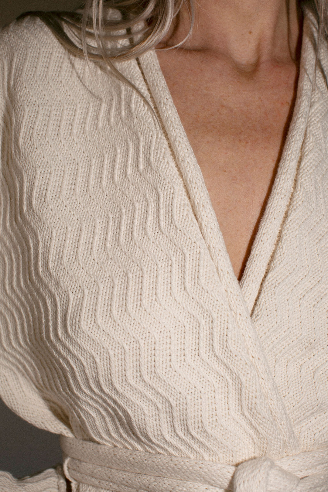 Lauren Manoogian - White Zig Zag Cardigan – BONA DRAG