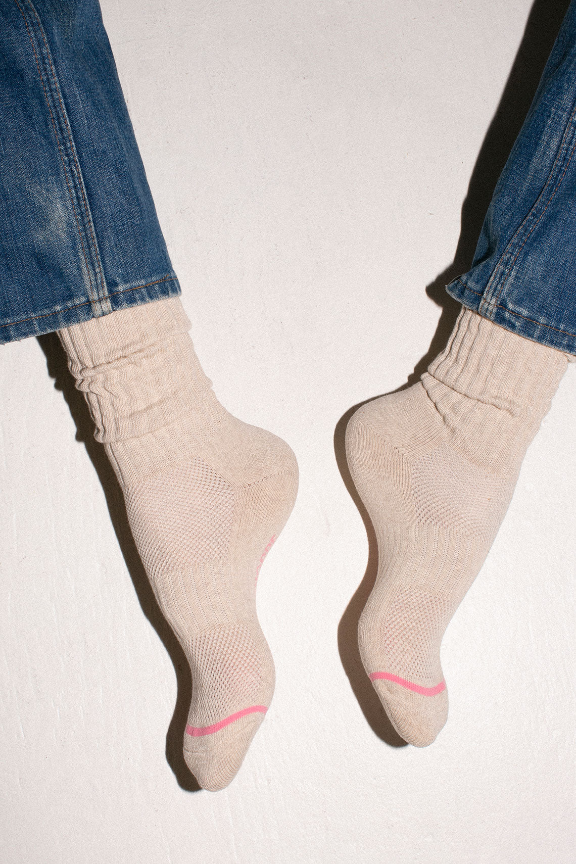 Oatmeal Ballet Sock