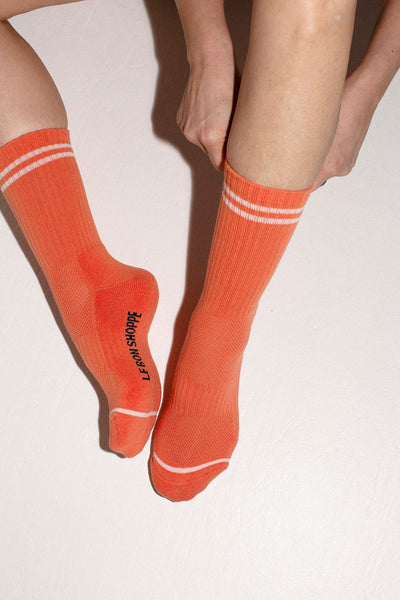 Orange Boyfriend Sock