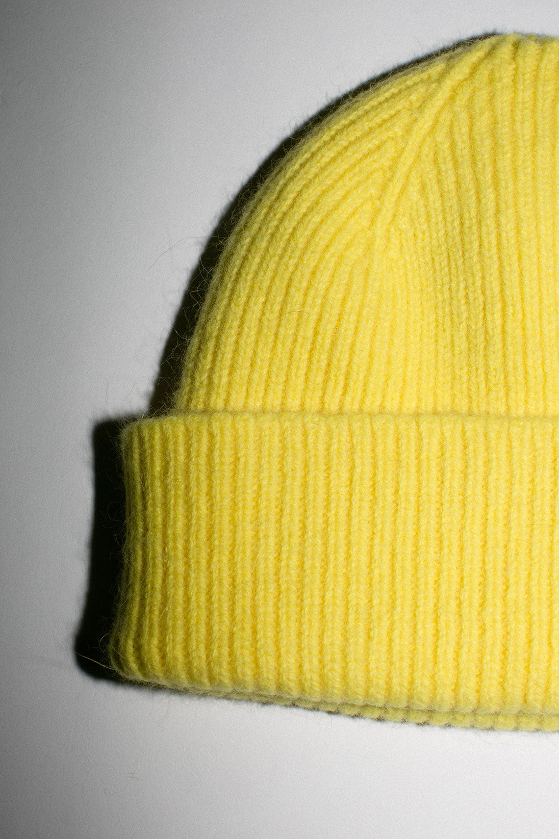 Acid Yellow Cashmere Bea Beanie