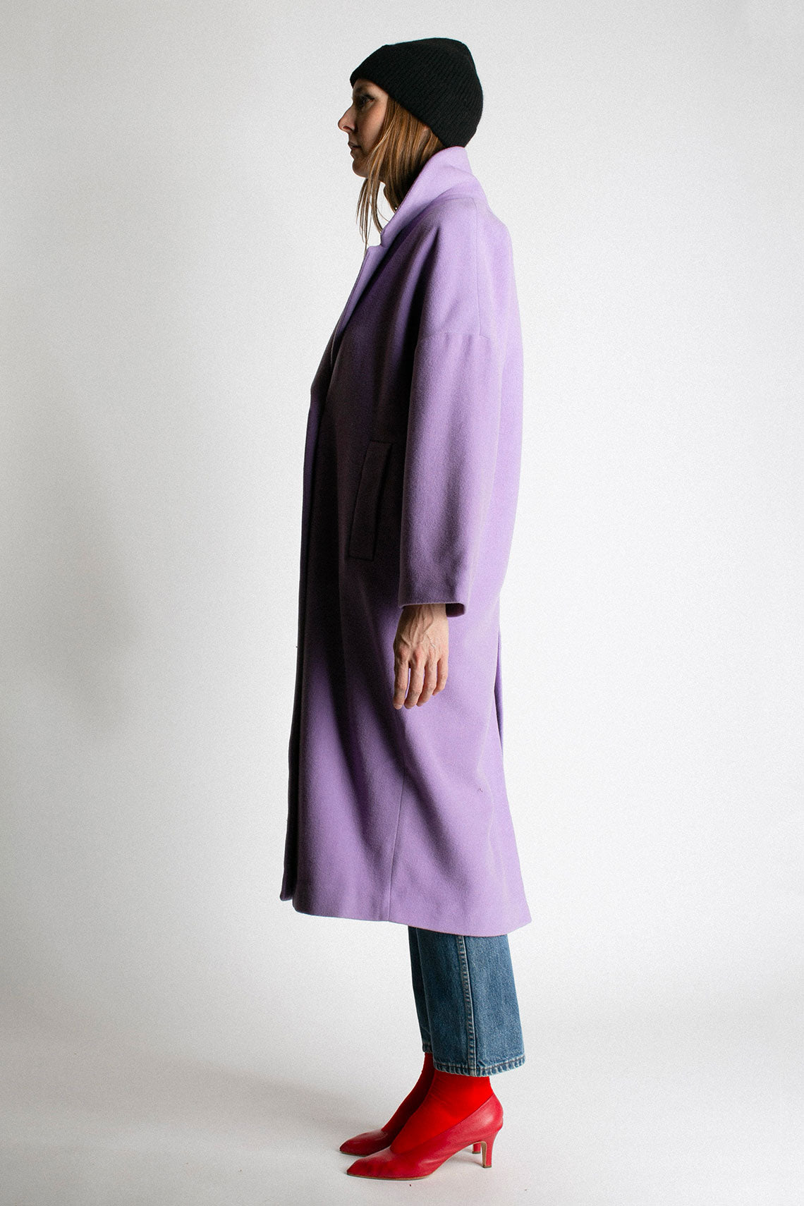 Onyx Cashmere Bea Beanie