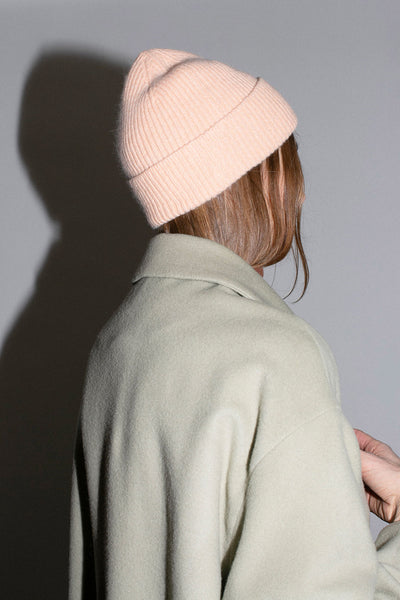 Peach Cashmere Bea Beanie