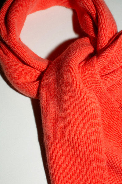 Salmon Cashmere Scarf