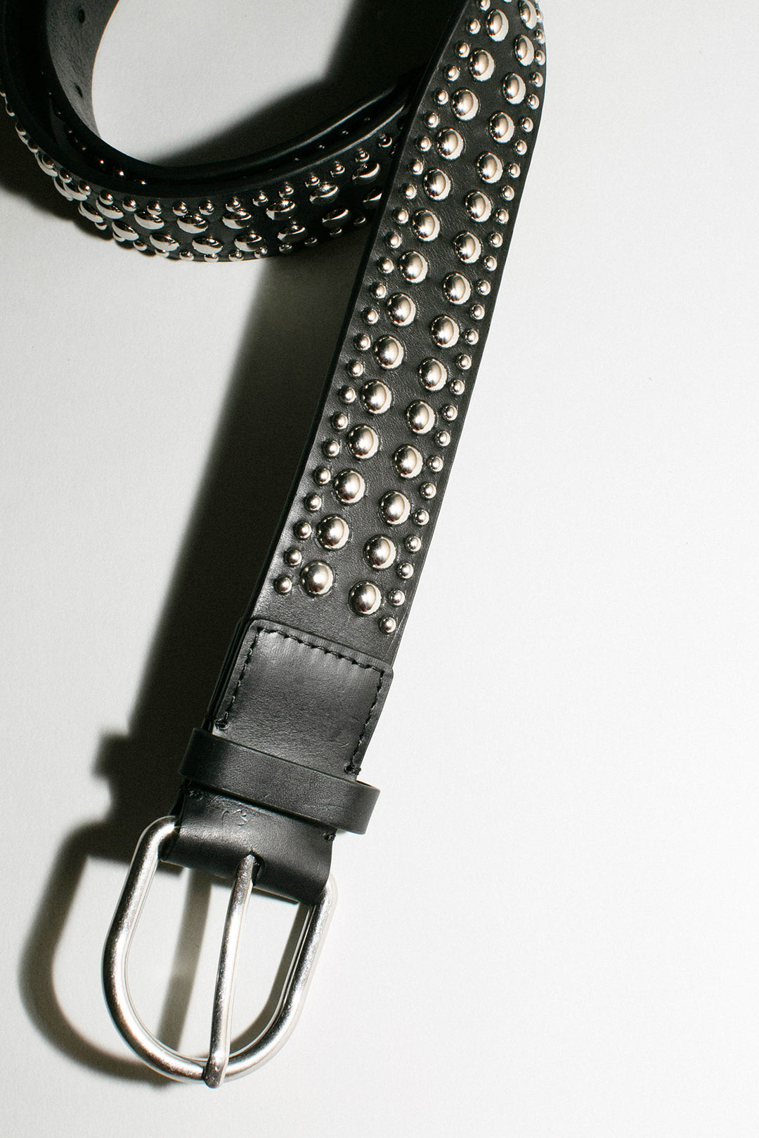 Loeffler Randall - Black Studded Isaac Belt – BONA DRAG display picture 3