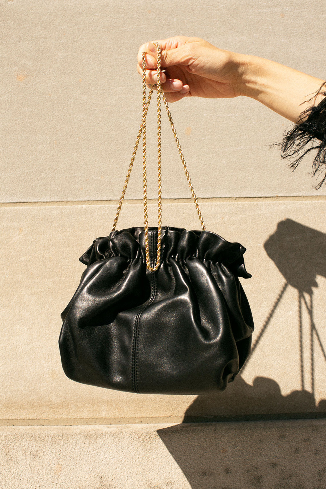 SALE 20% OFF - Loeffler Randall - Black Willa Mini Pouch – BONA DRAG