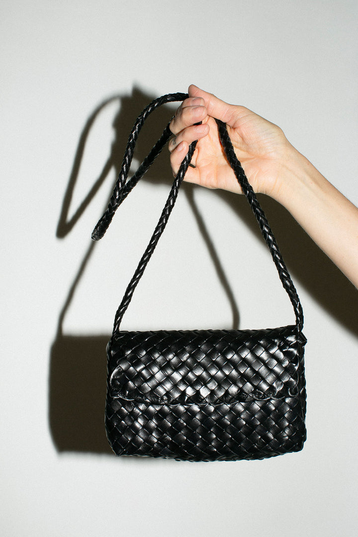 Loeffler Randall - Black Woven Vinnie – BONA DRAG