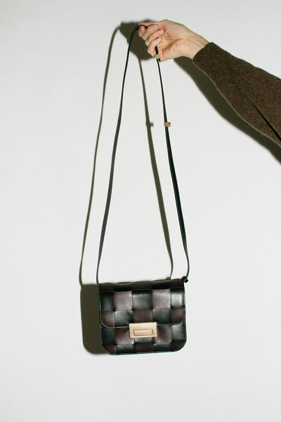Black & Espresso Desi Bag