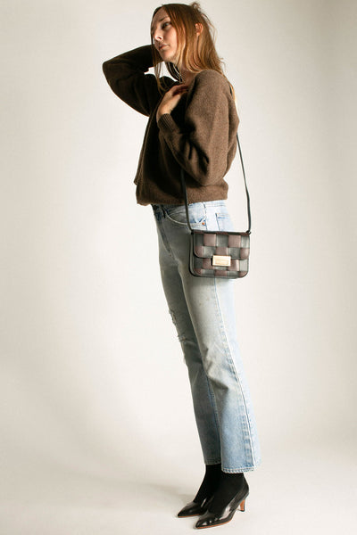 Black & Espresso Desi Bag