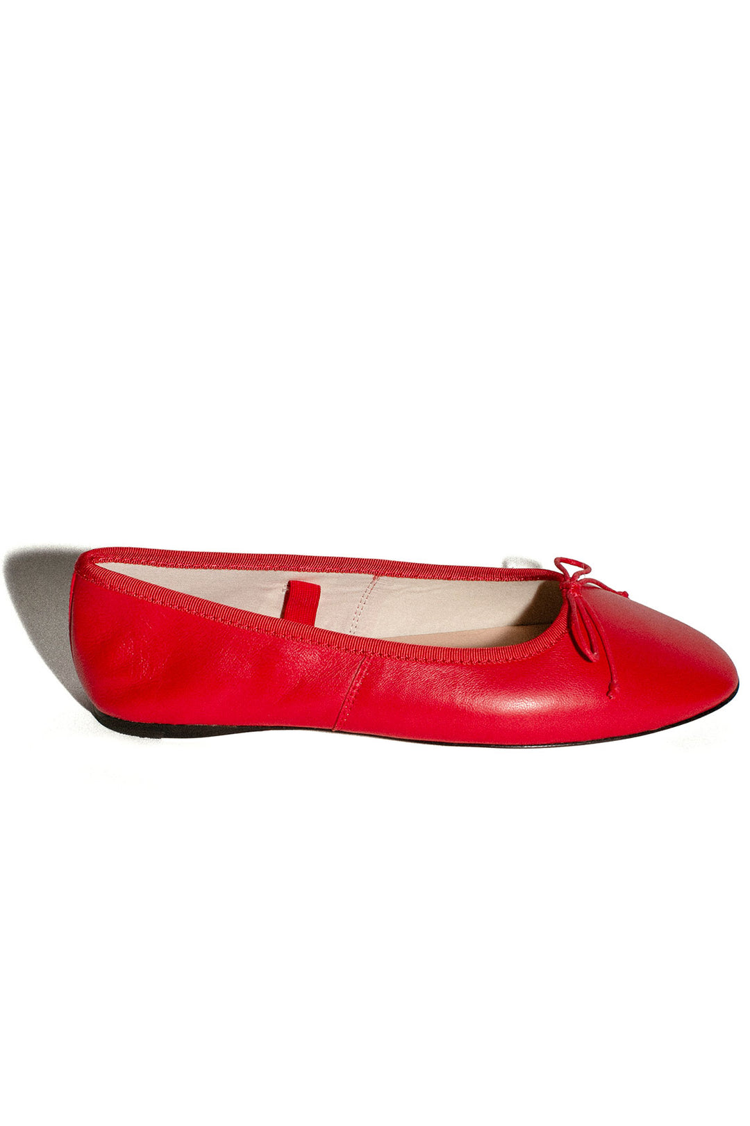 strapless open back dress Samara Foldable Ballet Flat in Red Suede Red / 13