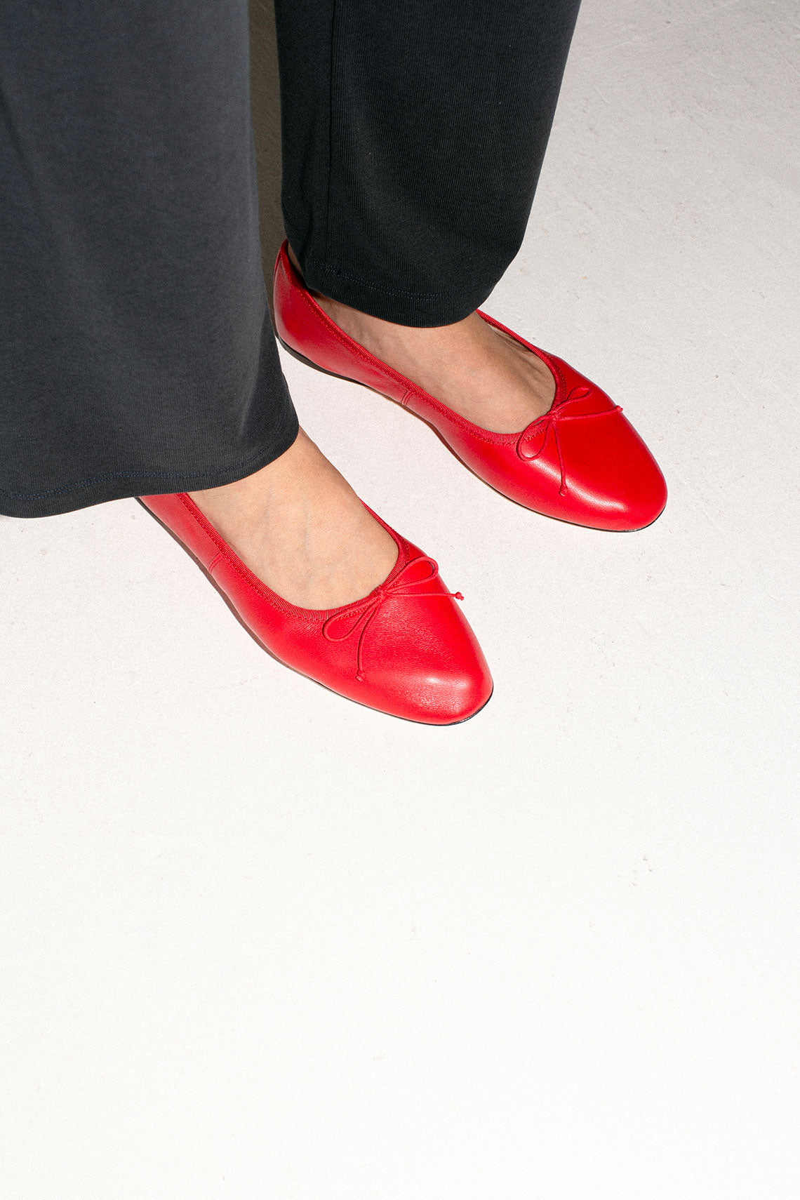 Red Leonie Ballet Flat