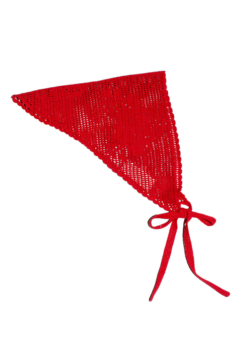 Red Crochet Viv Scarf Loeffler Randall 4.005.000₫