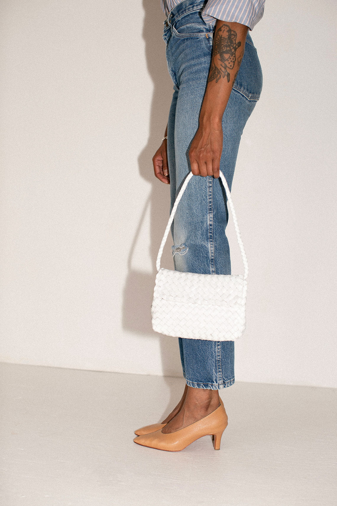 White Billie Shoulder Bag