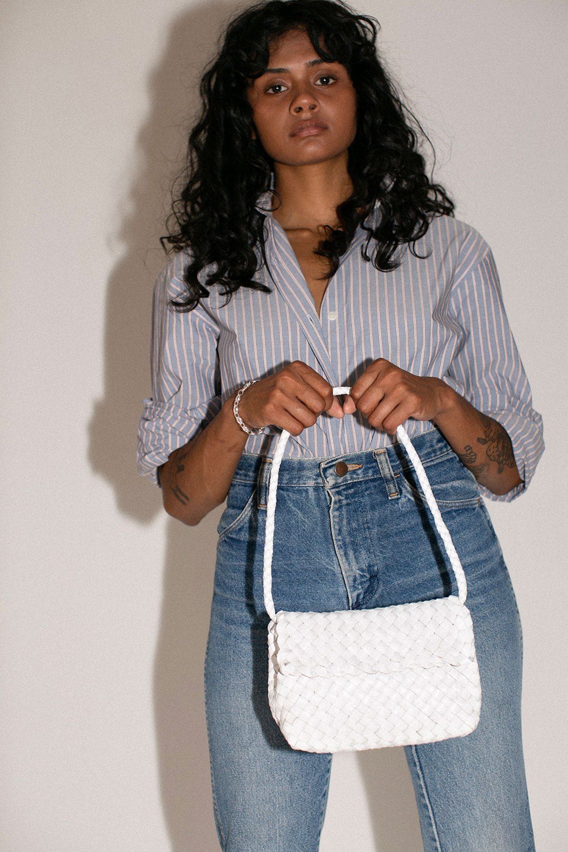 White Billie Shoulder Bag