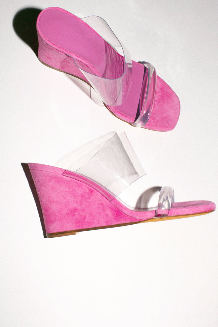 Maryam Nassir Zadeh - Mulberry Suede Olympia Wedge – BONA DRAG
