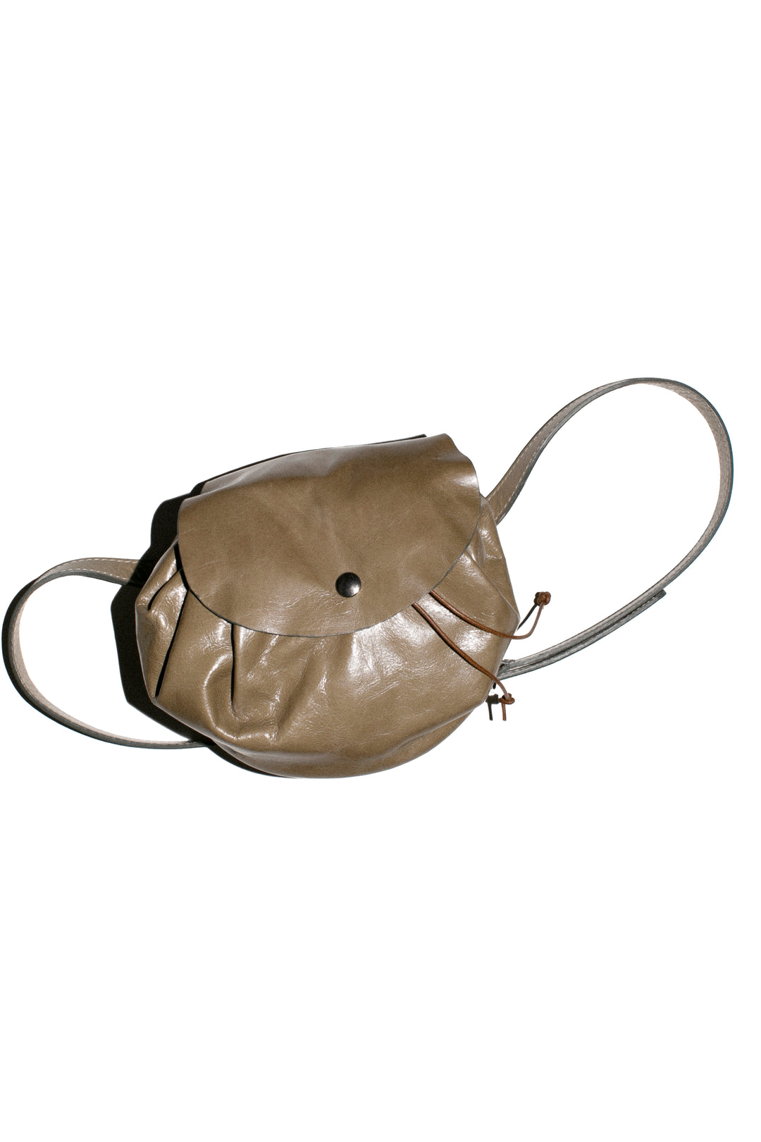 SALE 40% OFF - Maryam Nassir Zadeh - Olive Brown Scribble Pouch