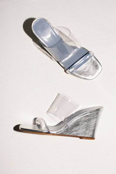 Silver Olympia Wedge