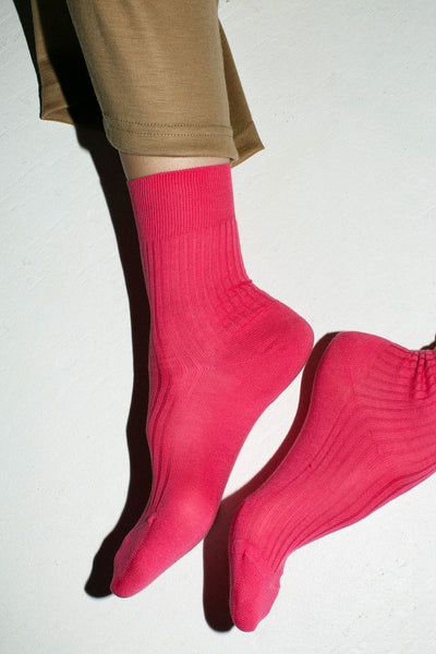 Fuchsia Bio Cotton Sock