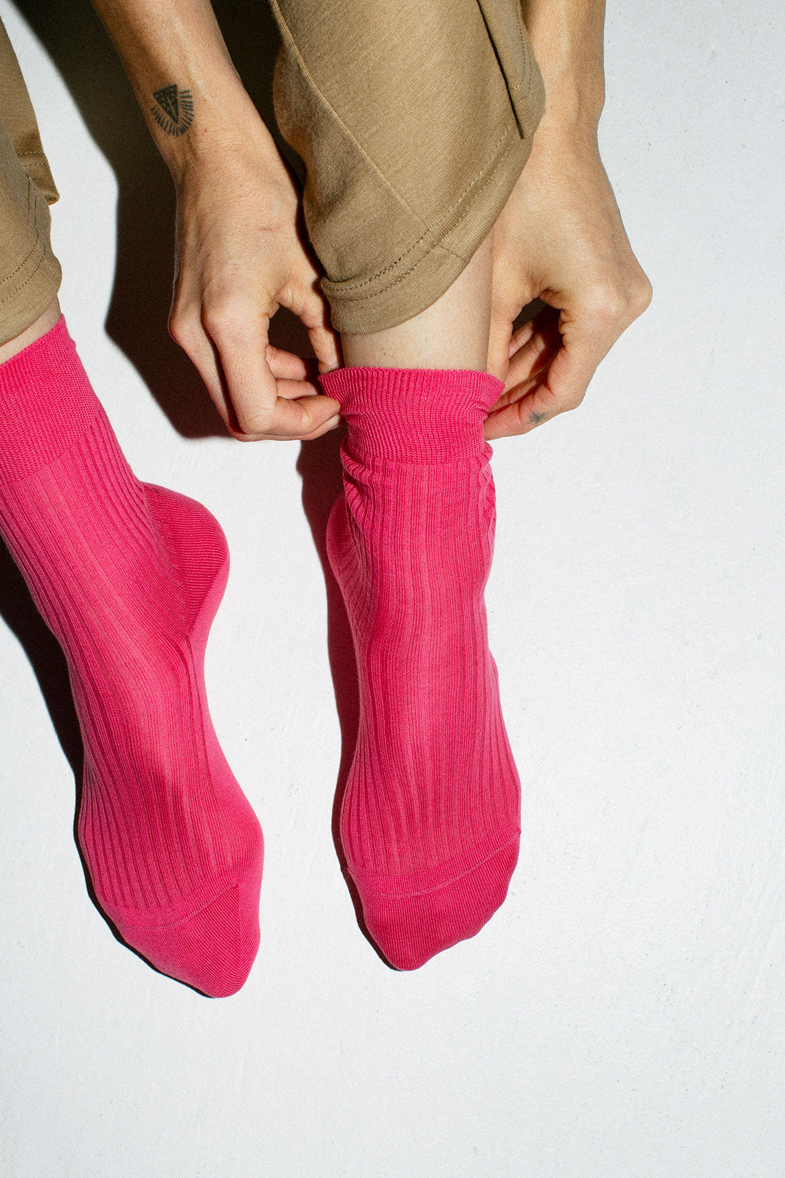 Fuchsia Bio Cotton Sock