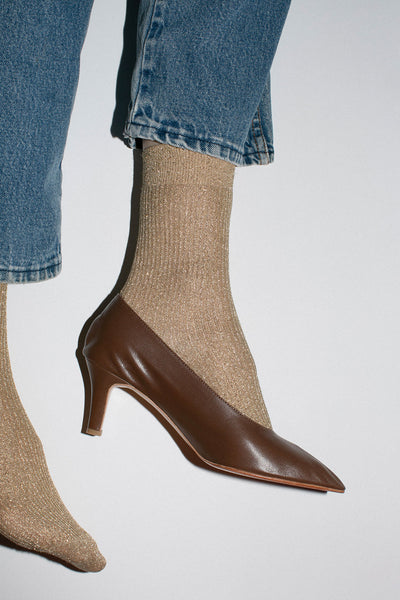 Gold Sparkle Sock