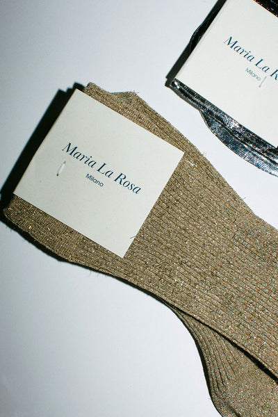 Gold Sparkle Sock