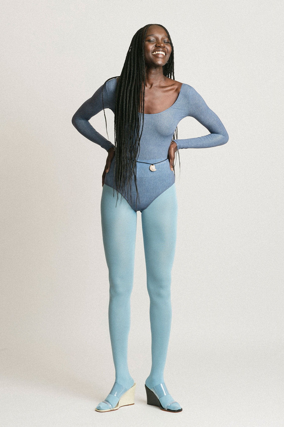 Light Blue Lycra Tights