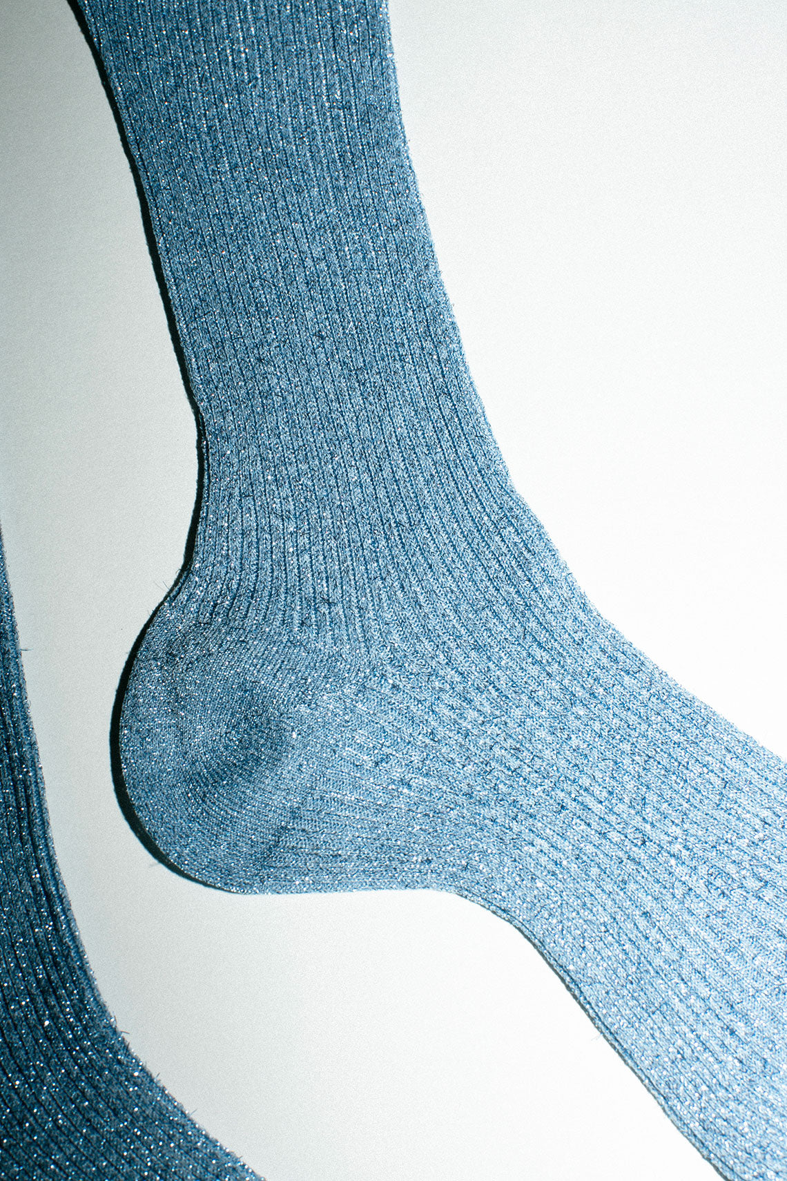 Light Blue Sparkle Sock