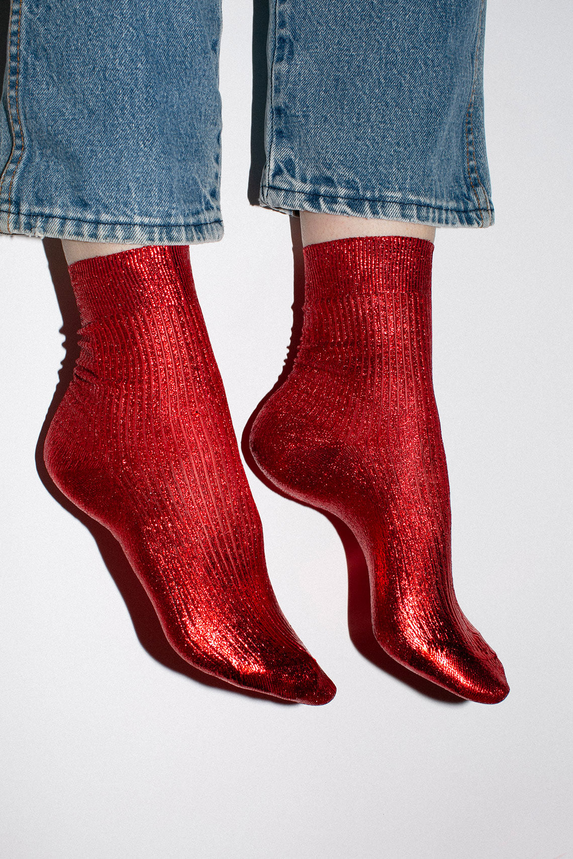 Red Laminated Sock
