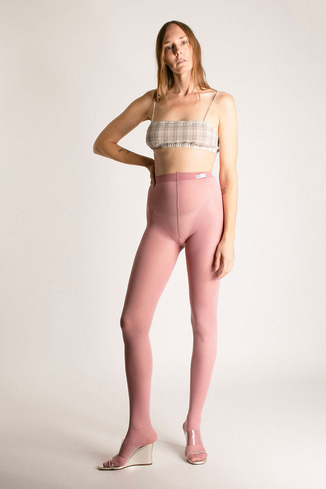 Rose Lycra Tights