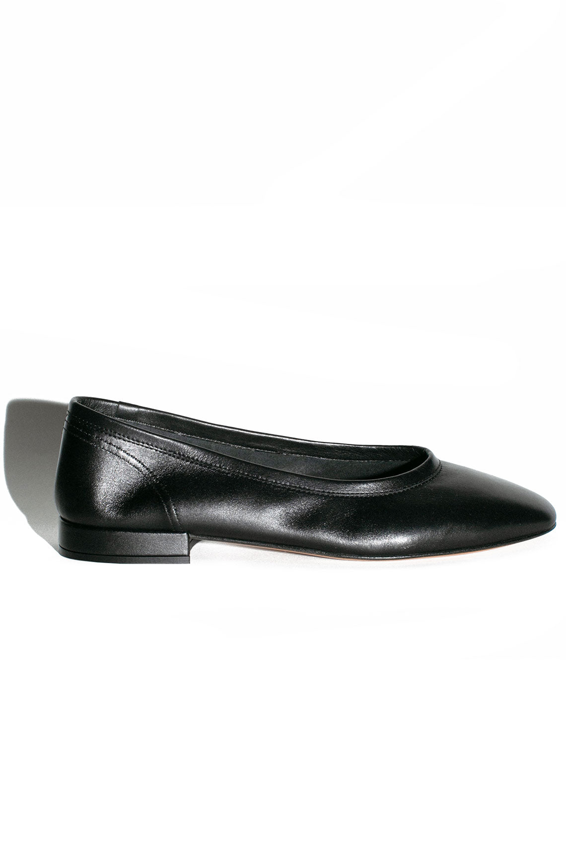 Maryam Nassir Zadeh - Black Calf Serafina Flat – BONA DRAG