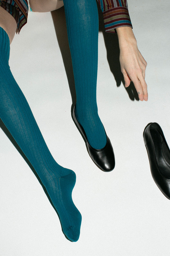 Maryam Nassir Zadeh - Black Calf Serafina Flat – BONA DRAG