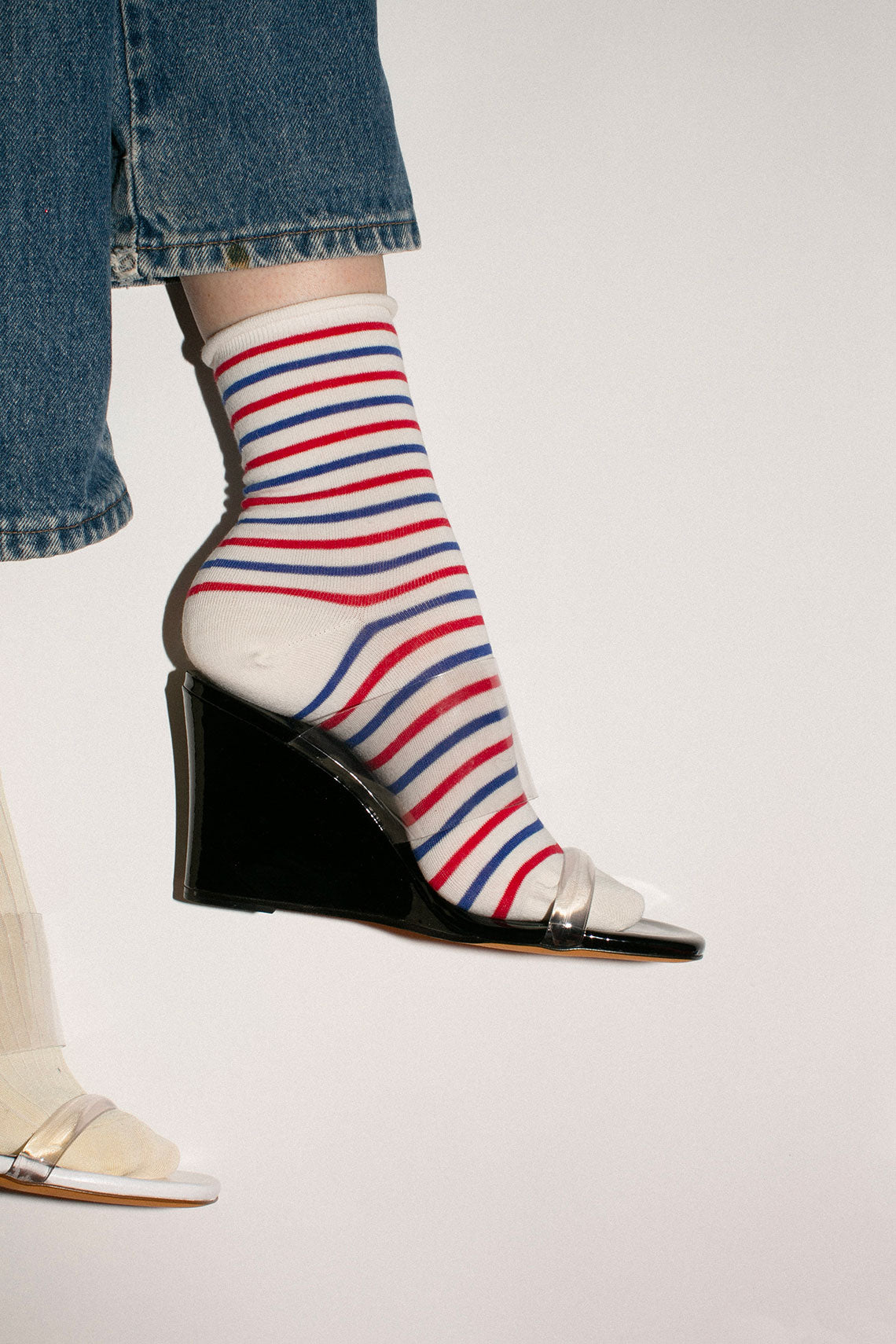 Maryam Nassir Zadeh - Black Patent Olympia Wedge – BONA DRAG